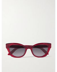 Dior - Diormidnight B2I Cat-Eye Acetate Sunglasses - Lyst