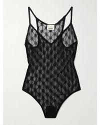 Isabel Marant - Mildy Stretch-Lace Bodysuit - Lyst