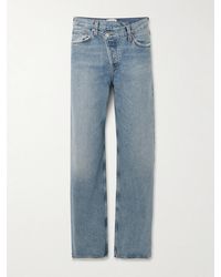 Agolde - Arc Criss Cross Asymmetric Wide-Leg Jeans - Lyst