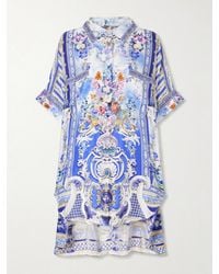 CAMILLA - Oversized Printed Silk Shirt - Lyst