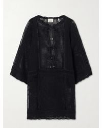 Isabel Marant - Metina Crocheted Cotton-Blend Mini Dress - Lyst