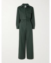 Rivet Utility - Boyfriend Cotton-Canvas Jumpsuit - Lyst