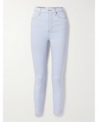 FRAME - Carolina Herrera The Taper High-Rise Skinny Jeans - Lyst