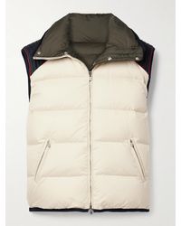 Loro Piana - Andry Reversible Two-Tone Quilted Shell Down Vest - Lyst