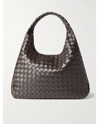 Bottega Veneta - Campana Large Intrecciato Leather Shoulder Bag - Lyst