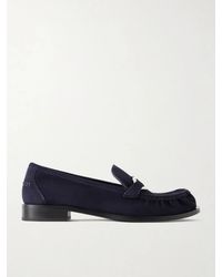 Ferragamo - Maryan Suede Loafers - Lyst