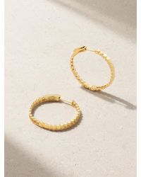 Anita Ko - Luna 18-Karat Hoop Earrings - Lyst