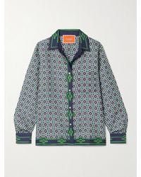 La DoubleJ - Icon Boy Printed Silk-Twill Shirt - Lyst