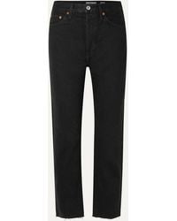 RE/DONE - 70S High Rise Stove Pipe Straight-Leg Jeans - Lyst