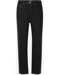 RE/DONE - 70S High Rise Stove Pipe Straight-Leg Jeans - Lyst