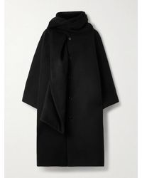 Marie Adam-Leenaerdt - Scarf-Detailed Wool Coat - Lyst