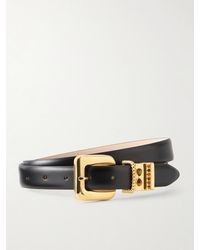 DEHANCHE - Mara Stone Tiger's Eye-Embellished Leather Belt - Lyst