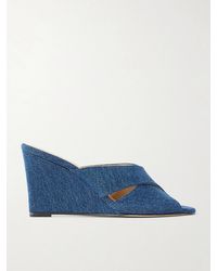 Jamie Haller - The Rose Denim Sandals - Lyst