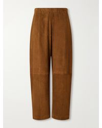 Stouls - Bugsy Wide-Leg Suede Pants - Lyst