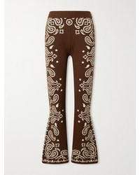 FARM Rio - Schlaghose Aus Jacquard-Strick - Lyst