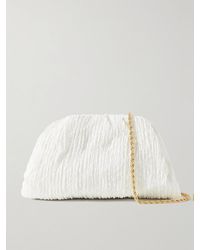 Loeffler Randall - Bailey Pleated Lace Clutch - Lyst