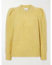 Isabel Marant - Emma Gathered Wool-Blend Bouclé Sweater - Lyst