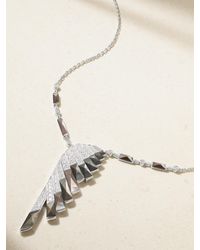 Garrard - Wings Rising 18-Karat, Mother-Of-Pearl And Diamond Necklace - Lyst