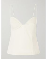 St. Agni - Studio Stretch Cotton-Blend Poplin Camisole - Lyst