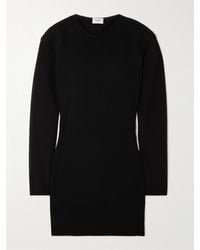 Saint Laurent - Wool-Blend Mini Dress - Lyst