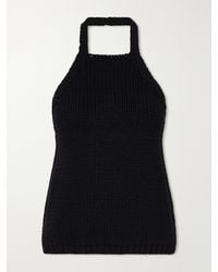 Rohe - Knitted Cotton Halterneck Top - Lyst