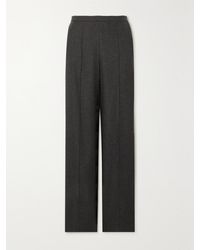 Vince - Brushed Knitted Straight-Leg Pants - Lyst