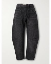 Nili Lotan - Shon Mid-Rise Barrel-Leg Jeans - Lyst