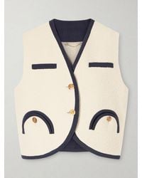 Blazé Milano - Orinda Gliss Cotton-Blend Bouclé Vest - Lyst