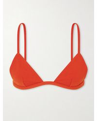 Matteau - Crinkled Triangle Bikini Top - Lyst