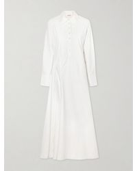Rosie Assoulin - Groovy Cotton-Poplin Maxi Dress - Lyst