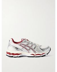 Asics - Kith Gel-Kayano 12.1 Mesh And Metallic Rubber Sneakers - Lyst