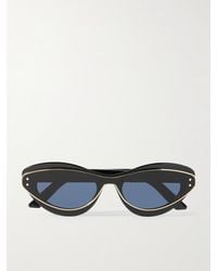 Dior - Diormeteor B1I-Tone And Acetate Cat-Eye Sunglasses - Lyst