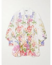 Charo Ruiz - Aster Bluse Aus Voile Aus Einer Baumwollmischung Mit Blumenprint - Lyst