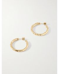 Jennifer Fisher - Hailey Mini Vergoldete Creolen - Lyst