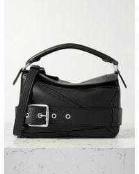 Loewe - Puzzle Biker Small Belted Leather Tote - Lyst