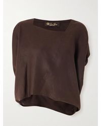 Loro Piana - Gaia Asymmetric Linen Blouse - Lyst