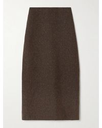 Blazé Milano - Sussex Wool-Blend Midi Skirt - Lyst