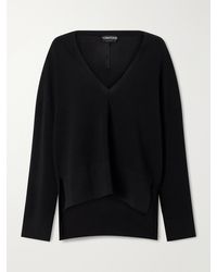 Tom Ford - Cropped Wool Sweater - Lyst