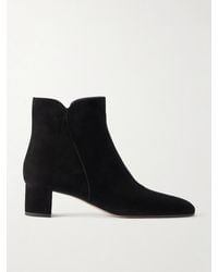 Gianvito Rossi - 55 Suede Ankle Boots - Lyst