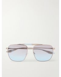 Barton Perreira - Bhanot Aviator-Style-Tone Sunglasses - Lyst