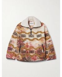 Isabel Marant - Marner Printed Fleece Half-Zip Sweatshirt - Lyst