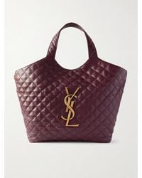 Saint Laurent - Icare Maxi Matelassé Leather Tote - Lyst