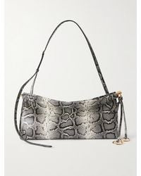 Alaïa - Le Click E/W Medium Snake-Effect Eel Shoulder Bag - Lyst