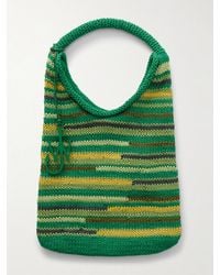 JW Anderson - Tote Aus Gestreifter Baumwolle - Lyst