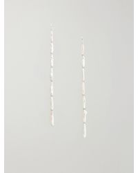 Le Sundial - Veil Drop Sterling And Freshwater Pearl Earrings - Lyst
