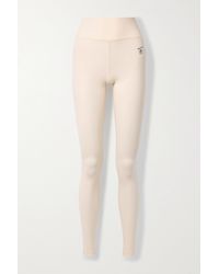Sporty & Rich Printed Stretch Leggings - Natural
