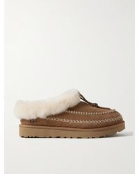 UGG - Chaussons De Ville En Peau Lainée À Broderies Tasman Alpine - Lyst