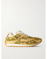 Bottega Veneta - Orbit Technical Fishnet Sneakers - Lyst