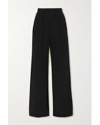 Envelope1976 Vehi Silk-crepe Trousers - Black