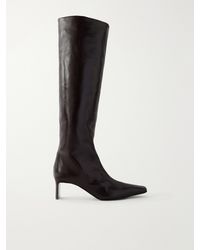 KHAITE - Ona 55 Knee-High Leather Boots - Lyst